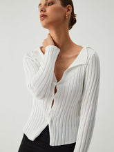 Snowflake Open Collar Cardigan